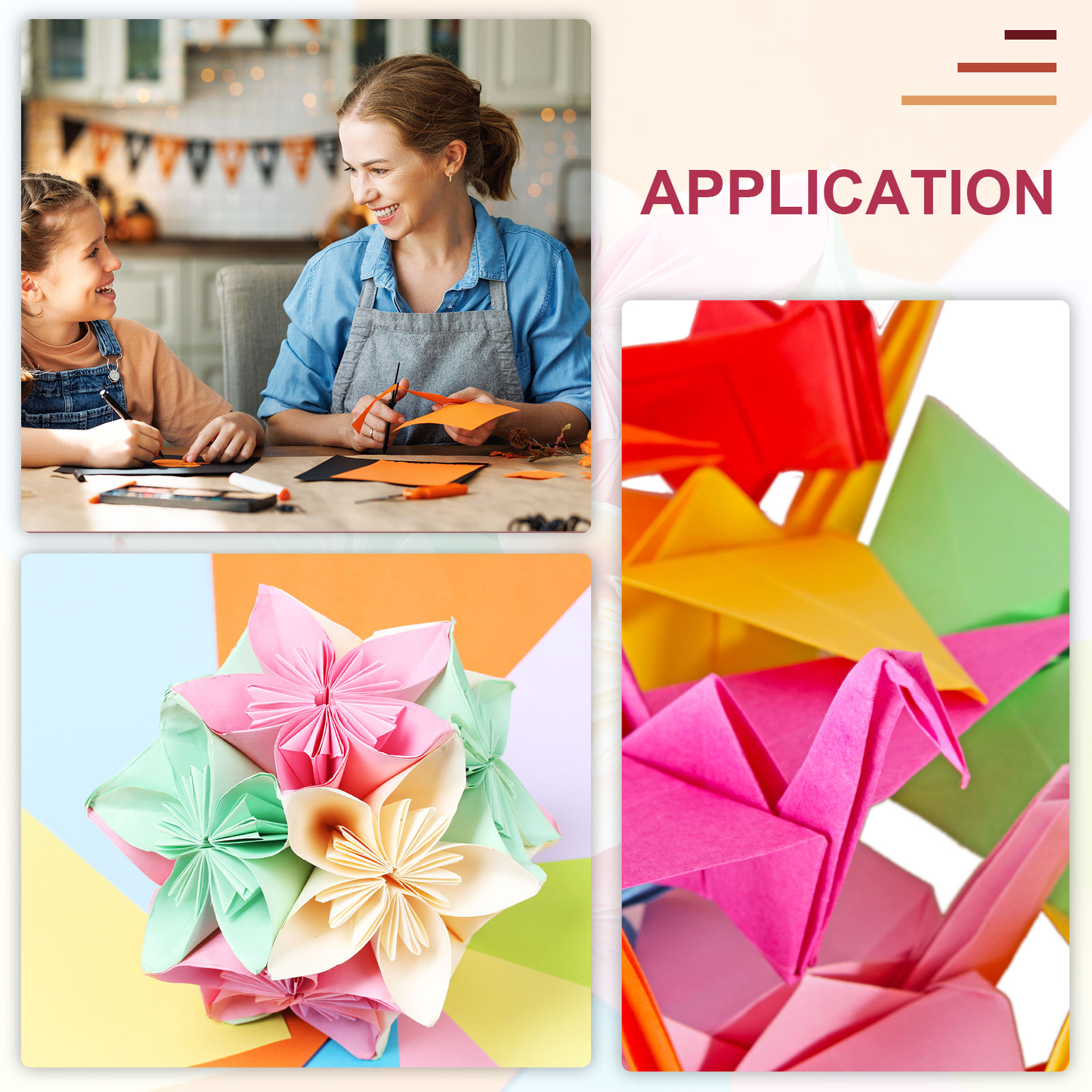Art Craft Kite - 20 Sheet Large Origami Paper Shiny