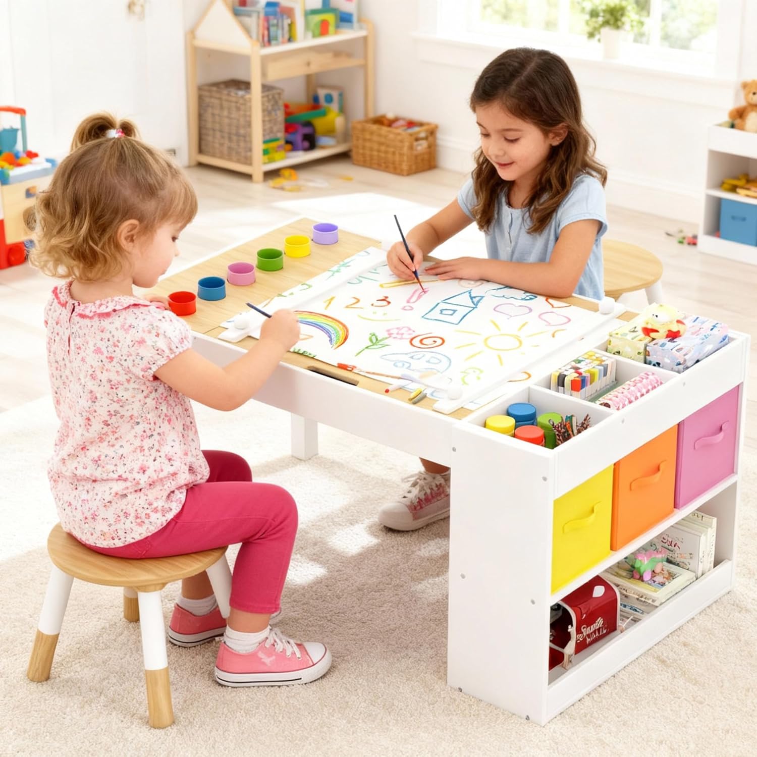 Art Craft Furniture - Kids Art Table and 2 Chairs