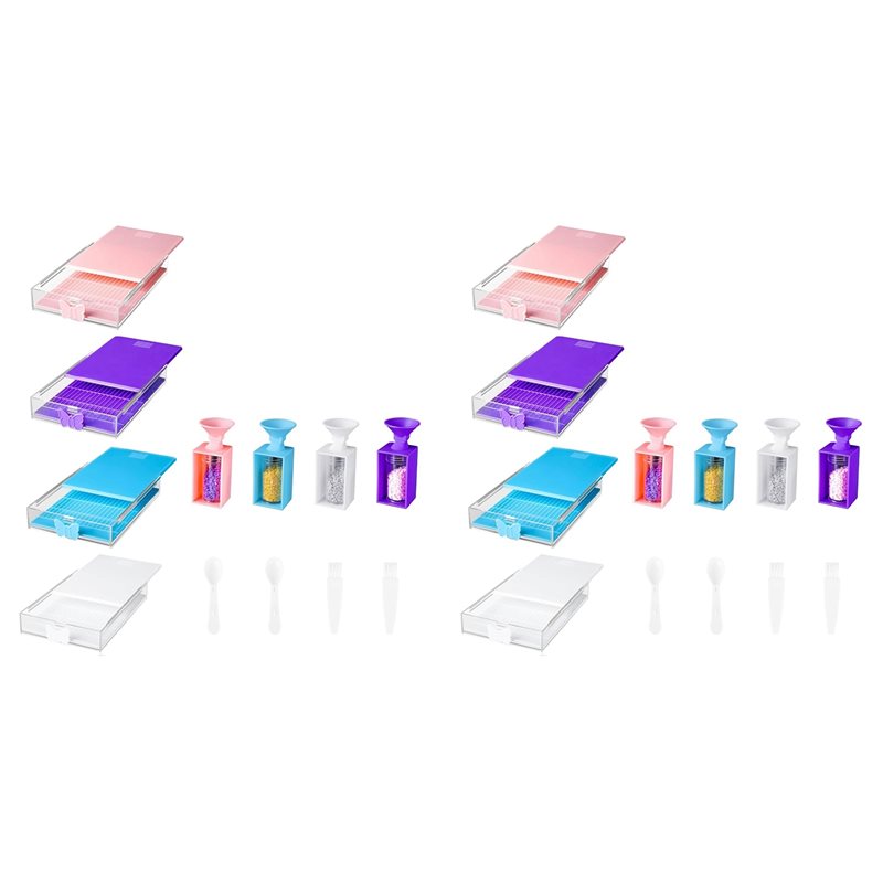 Art Craft Kite - A84E-24-Pack Trabricks Stackable Diamond Art Trays