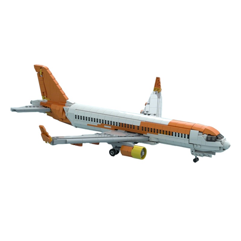 Art Craft Idea - 1100pcs MOC Easy Jet Airbuss A320