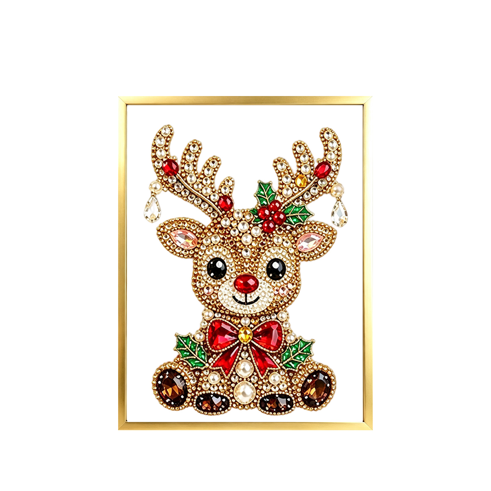 Art And Craft Xmas Tree - Christmas DIY Diamond Painting Kit For