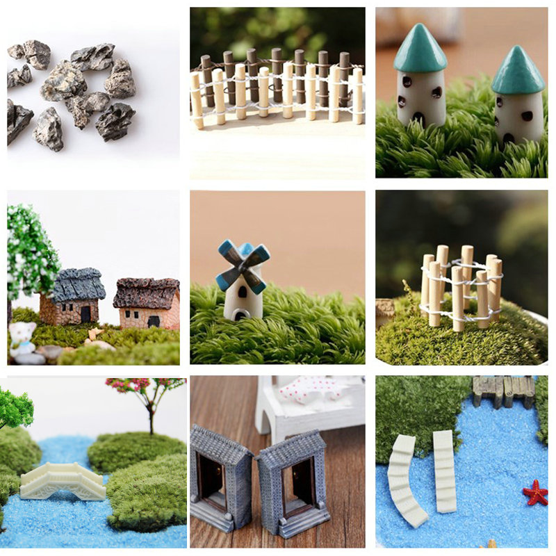 Art Craft Activity - 1 Pcs Bridge Hut Windmill House