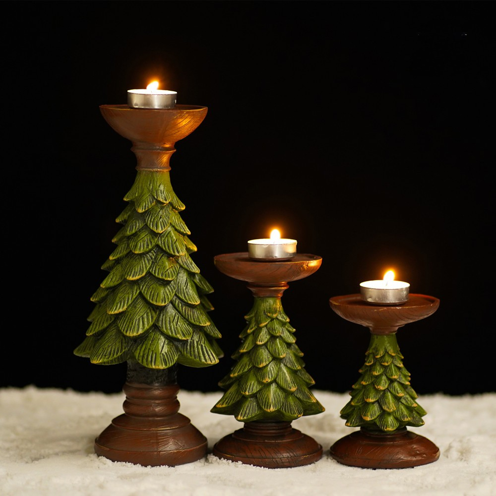 Art And Craft Xmas Tree - Home Decorations Christmas Tree Candle Desktop
