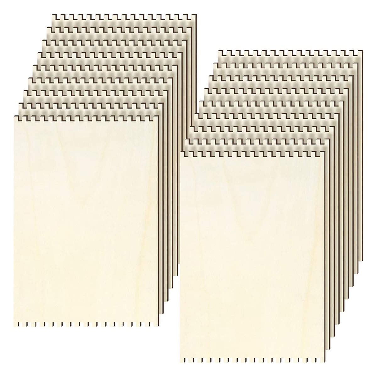 18 Pcs Beginners Wooden Notche - Art Craft Activity ulasan dan harga