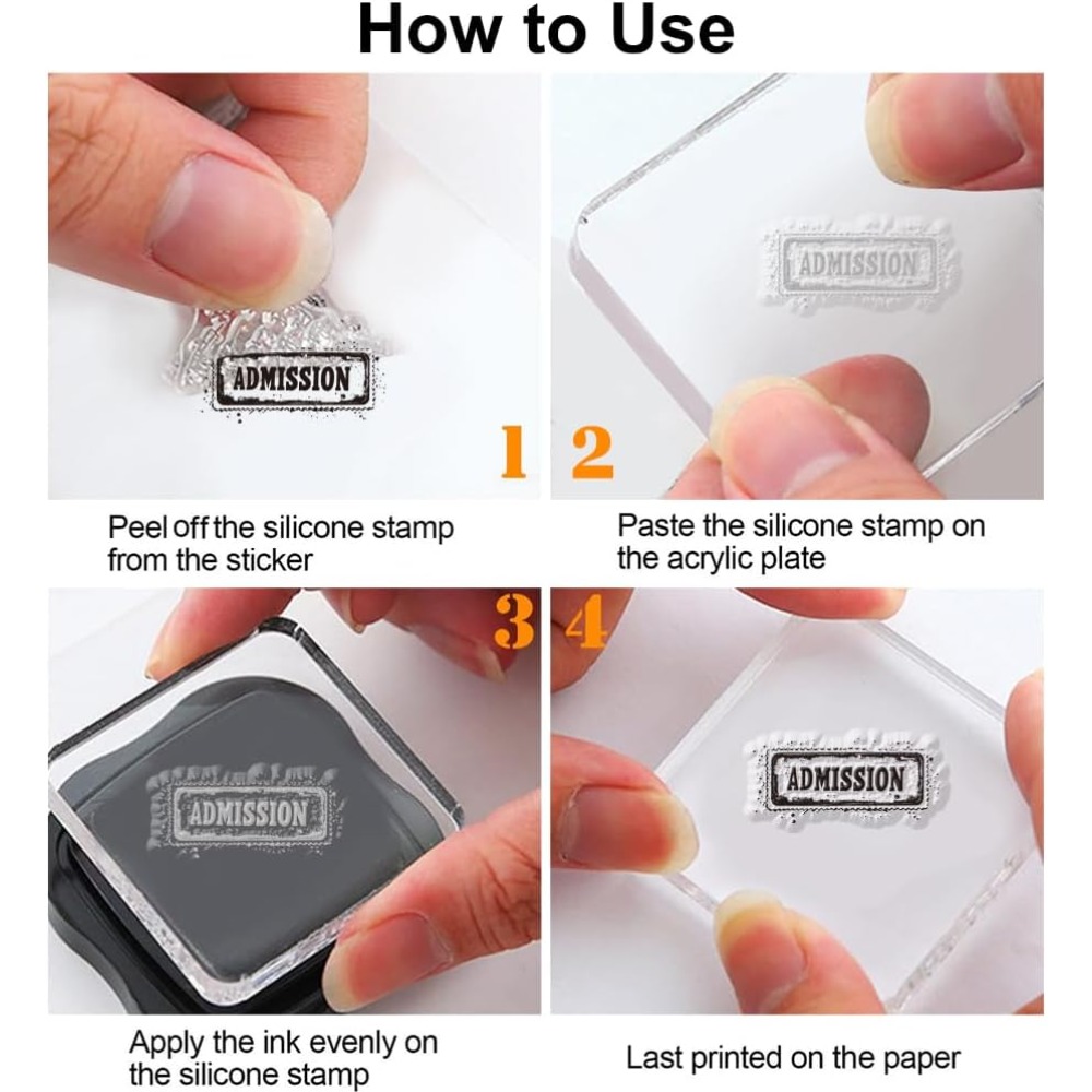 Retro Ticket Clear Stamps for  - Art Craft Activity ulasan dan harga