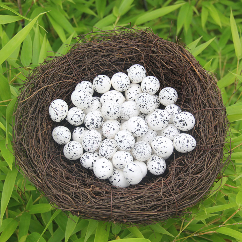 30Pcs Simulation Bird Eggs for - Art Craft Easter ulasan dan harga