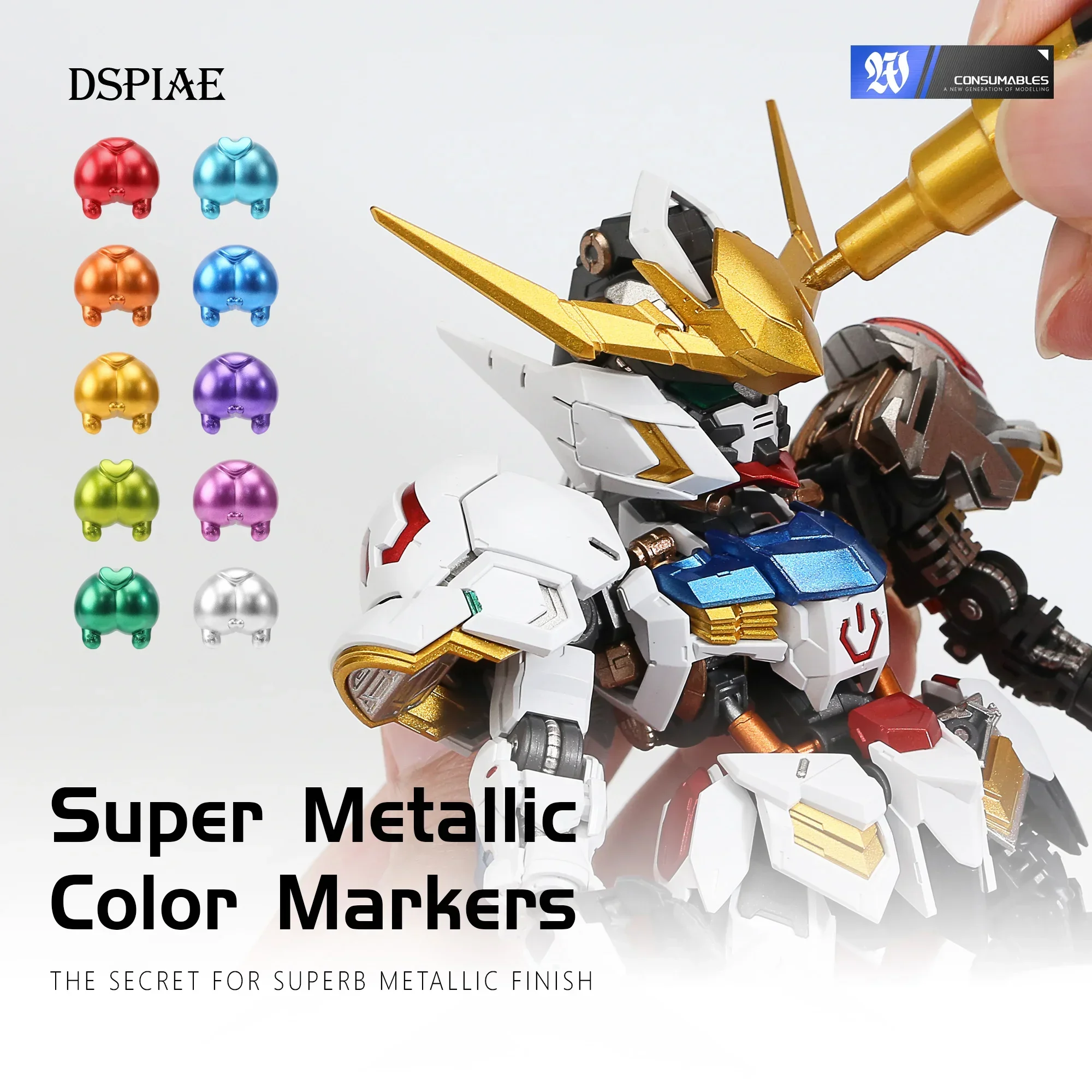 DSPIAE MKA Super Metallic Mark - Illustration Marker Set ulasan dan harga