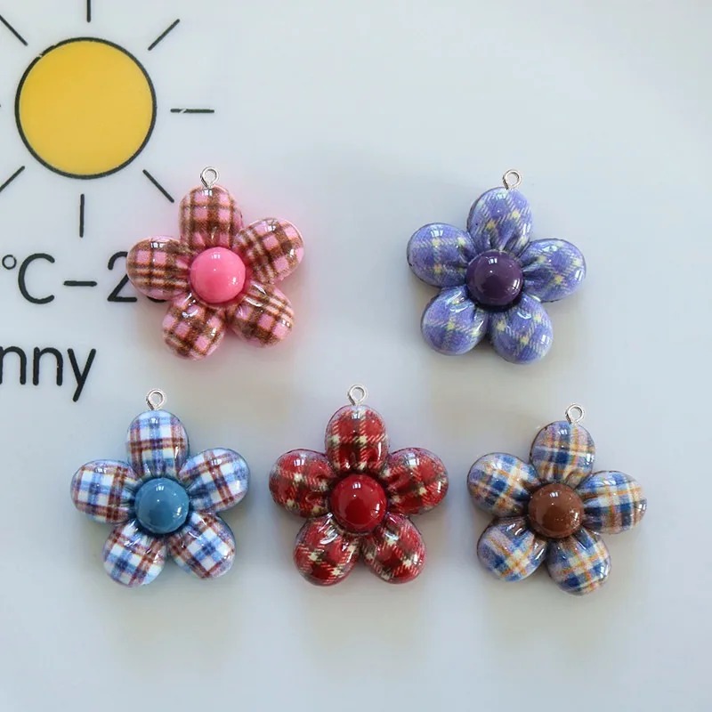 10Pcs Sweet Flower Planar Resi - Art Craft Accessories ulasan dan harga