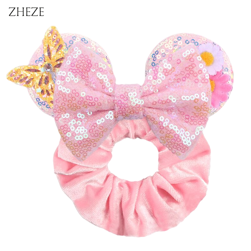 1pc Mouse Ears Hair Scrunchies - Art And Craft Hair ulasan dan harga