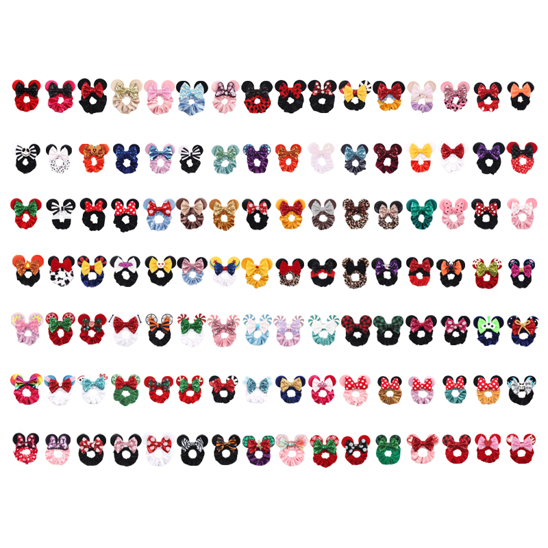 1pc Mouse Ears Hair Scrunchies - Art And Craft Hair ulasan dan harga