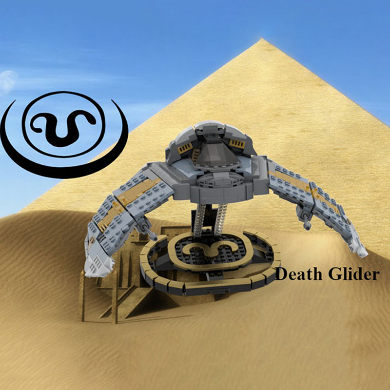 745pcs MOC Space DEATH GLIDER  - Art Craft Idea ulasan dan harga