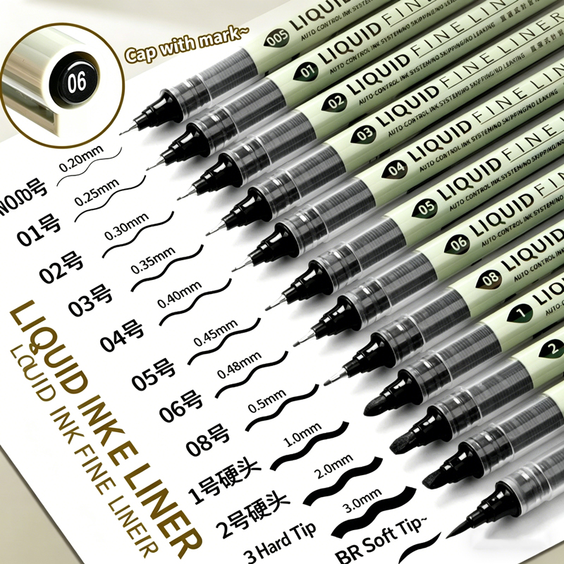 5/8/12 Tibs Black Pen Fine Lin - Craft And Art Difference ulasan dan harga