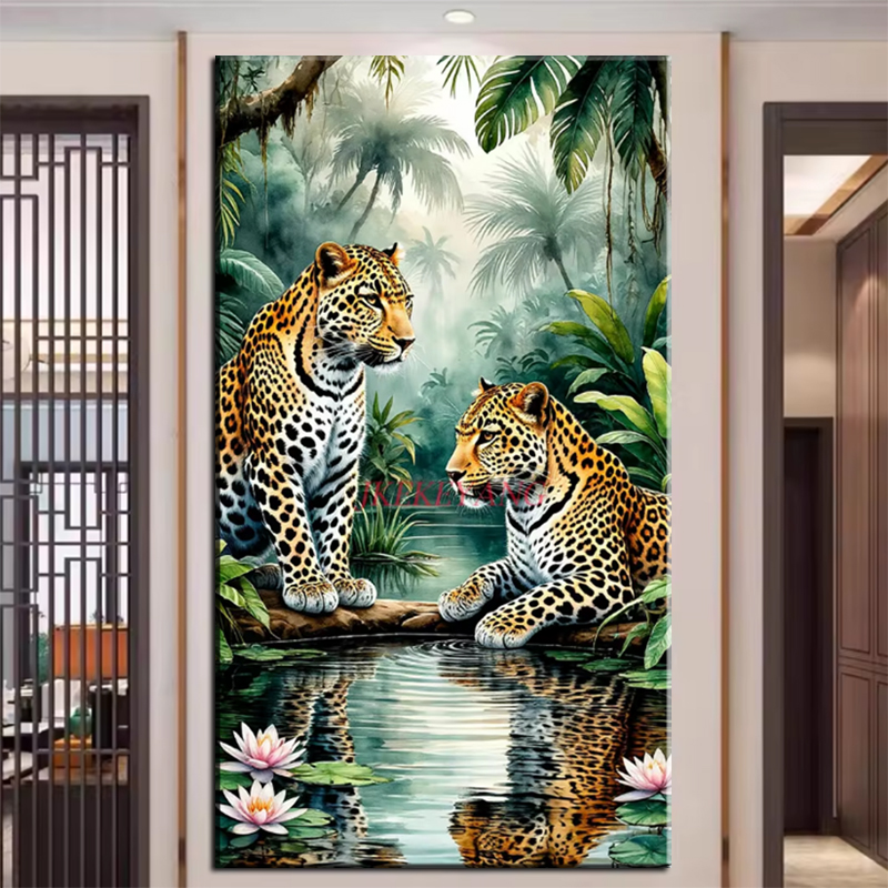 New Jungle Forest Landscape 5D - Art And Craft Jungle ulasan dan harga