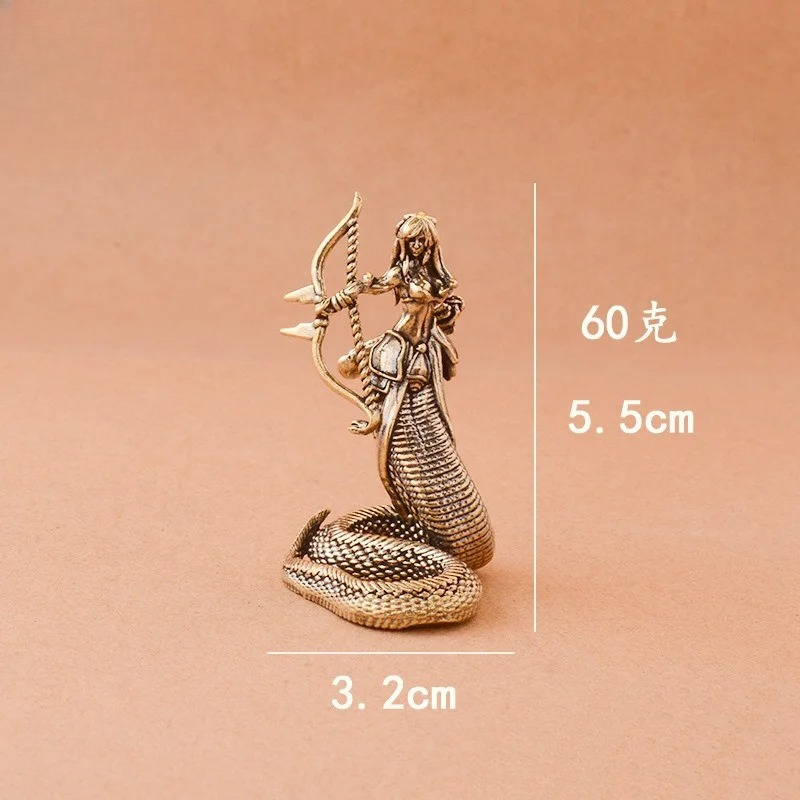 1pcs  Brass Medusa Ornaments A - Tv Art And Craft ulasan dan harga
