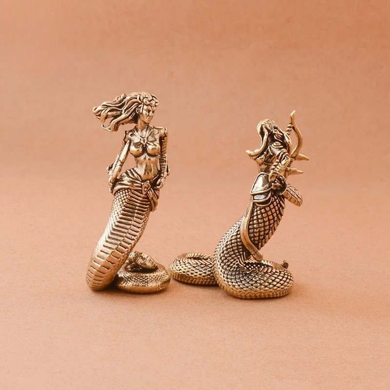 1pcs  Brass Medusa Ornaments A - Tv Art And Craft ulasan dan harga