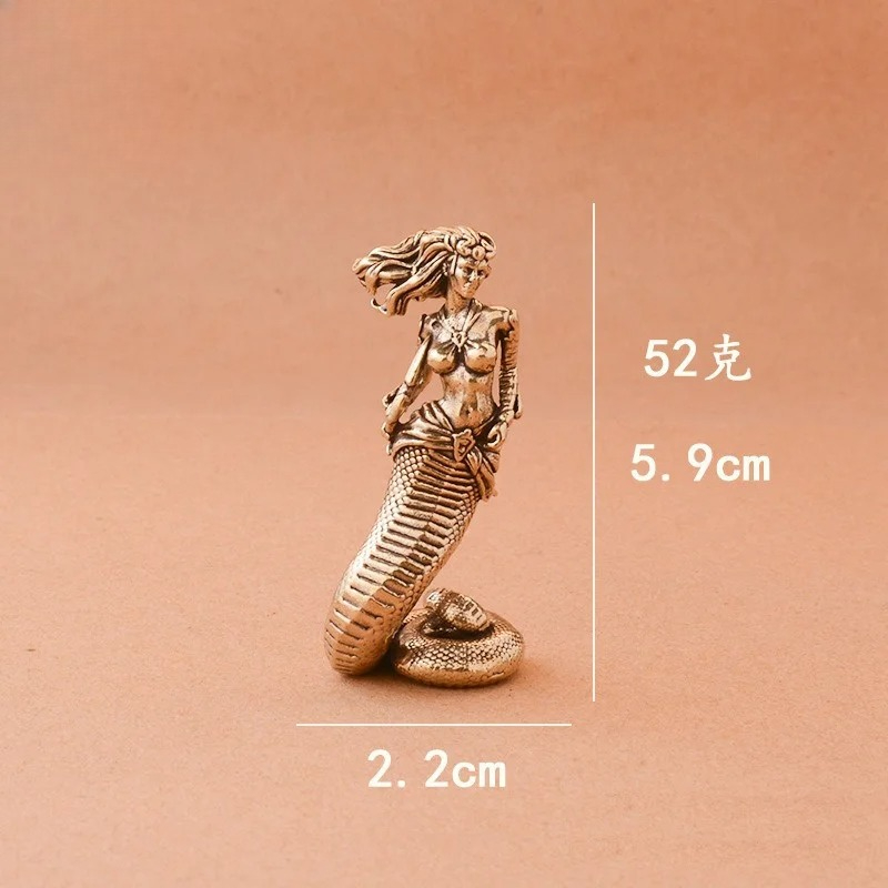 1pcs  Brass Medusa Ornaments A - Tv Art And Craft ulasan dan harga