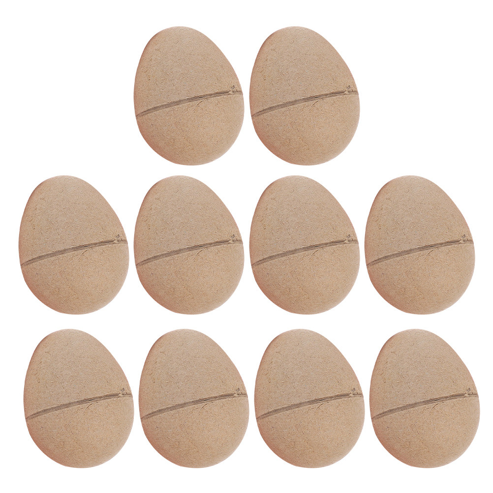 10Pcs Craft Paper Eggs DIY Bla - Art Craft Easter ulasan dan harga