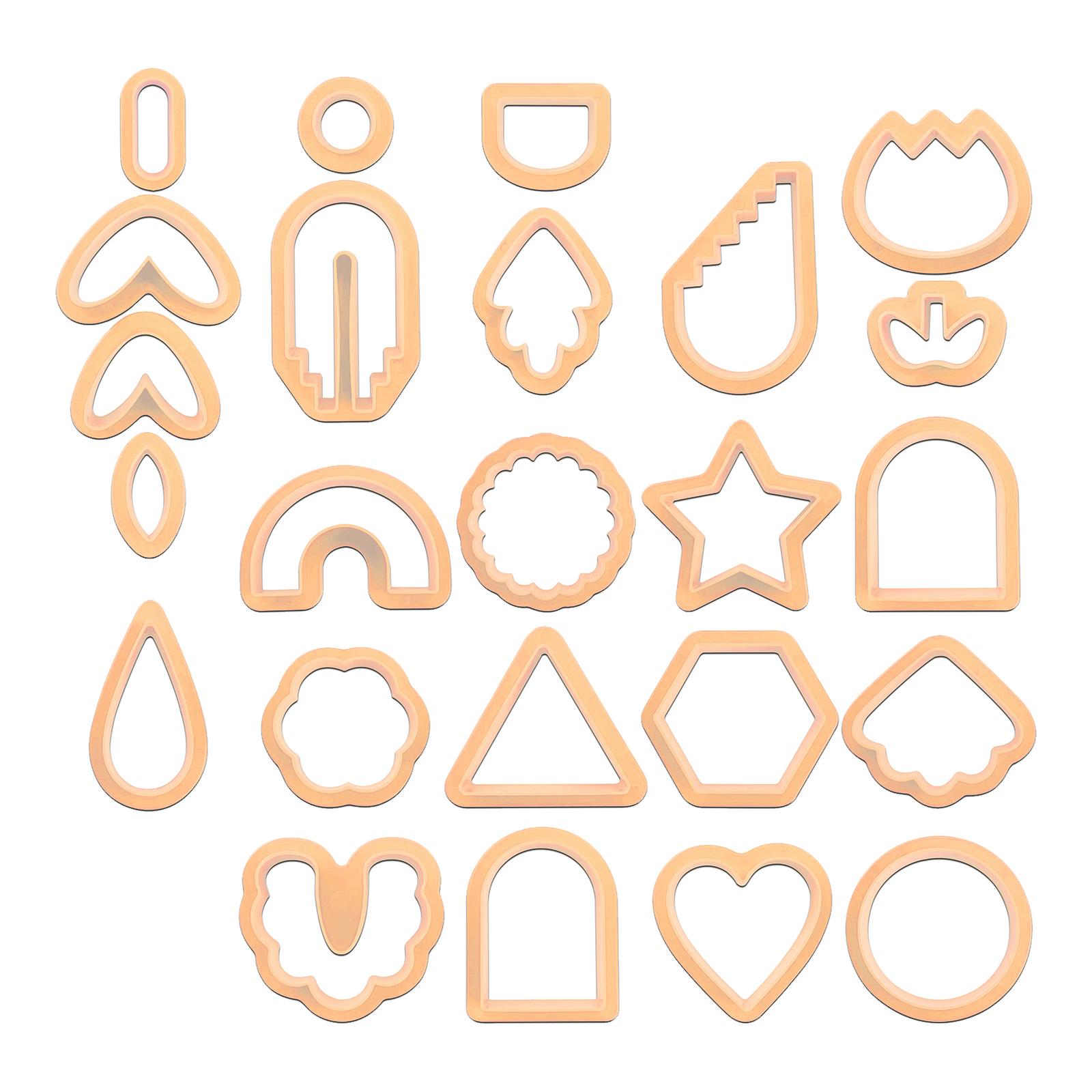 24Pcs Plastic Polymer , Differ - Craft And Art Difference ulasan dan harga