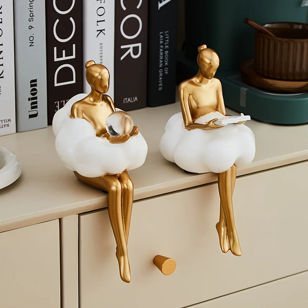 Cloud Girl Sculpture Abstract  - Art Craft Furniture ulasan dan harga