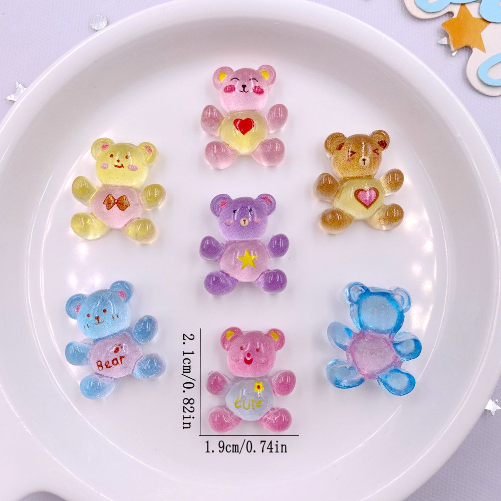 20Pcs Resin Glitter Kawaii Col - Tv Art And Craft ulasan dan harga