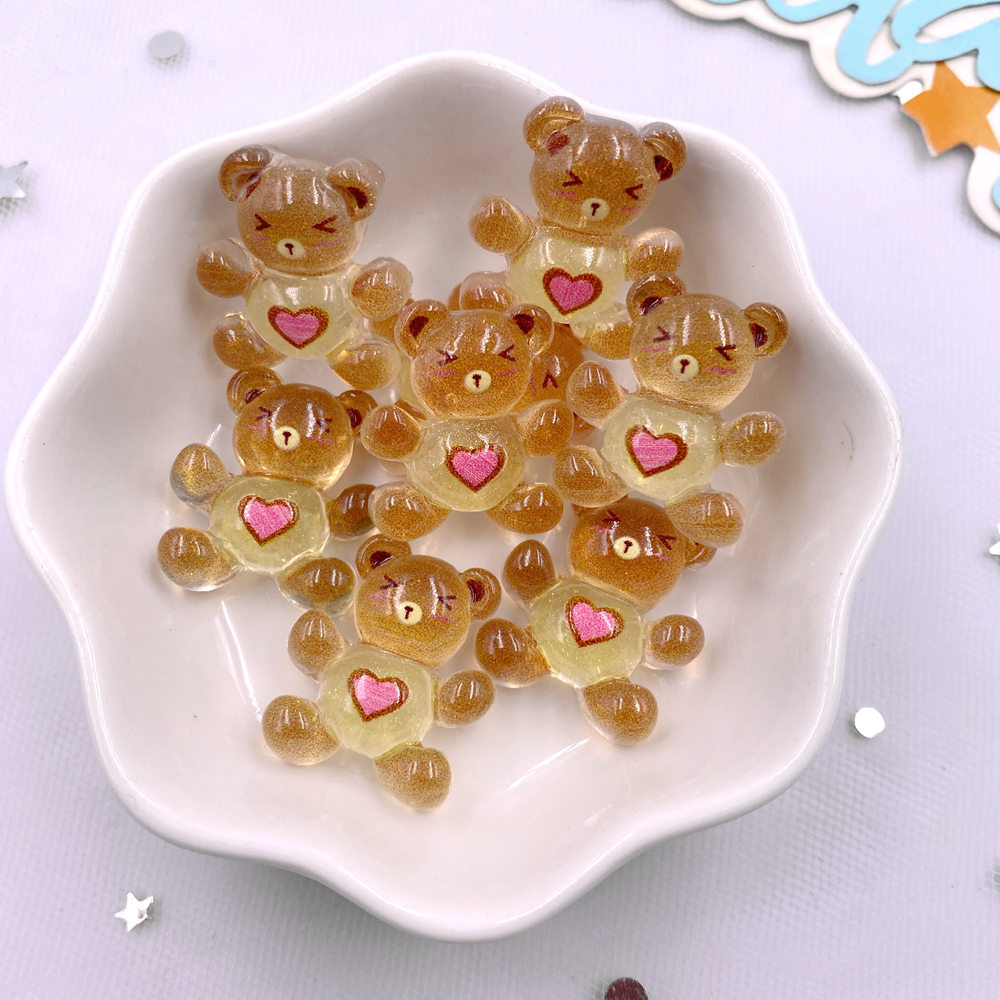 20Pcs Resin Glitter Kawaii Col - Tv Art And Craft ulasan dan harga