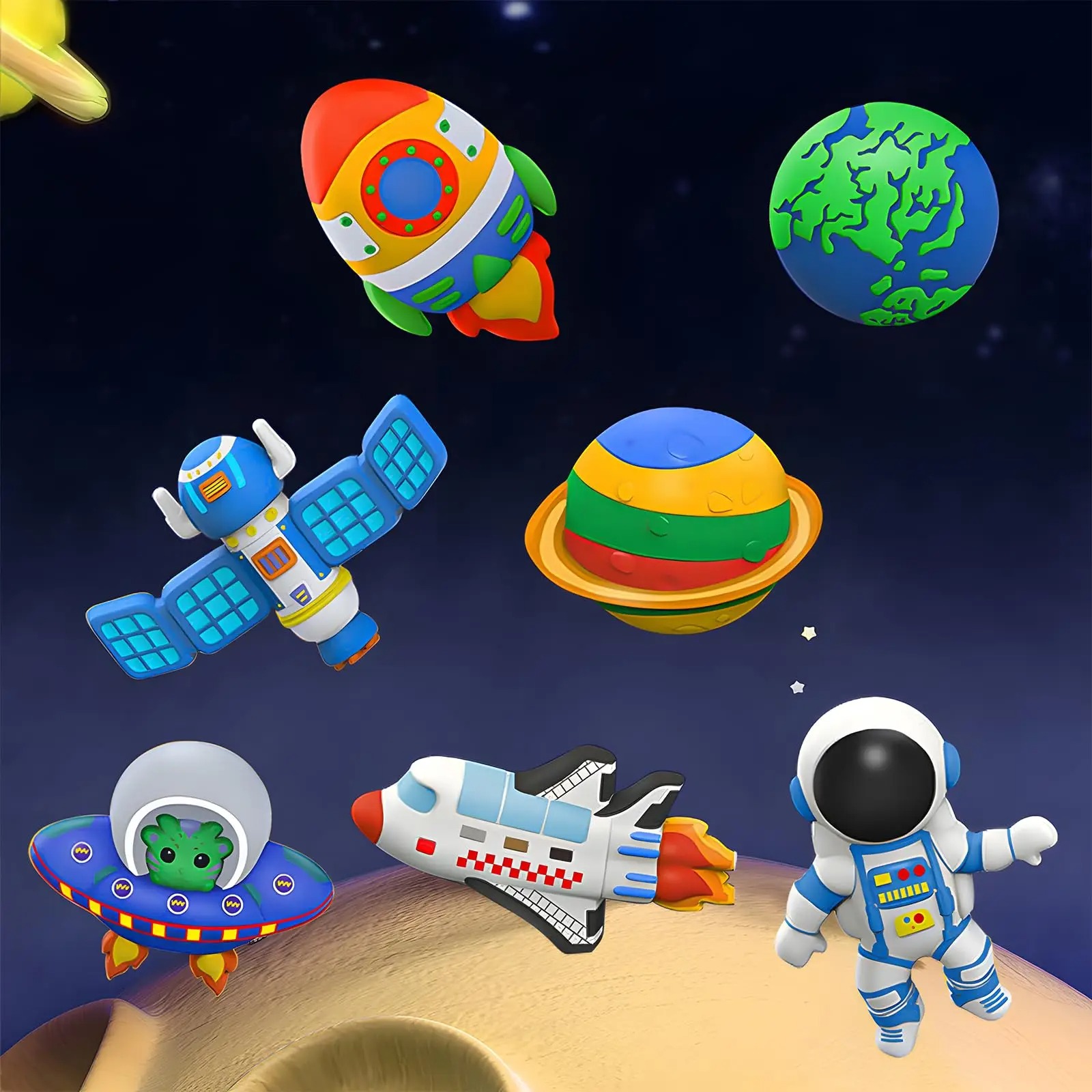 Space DIY Gypsum Kit for Kids  - Art Craft Toddler ulasan dan harga