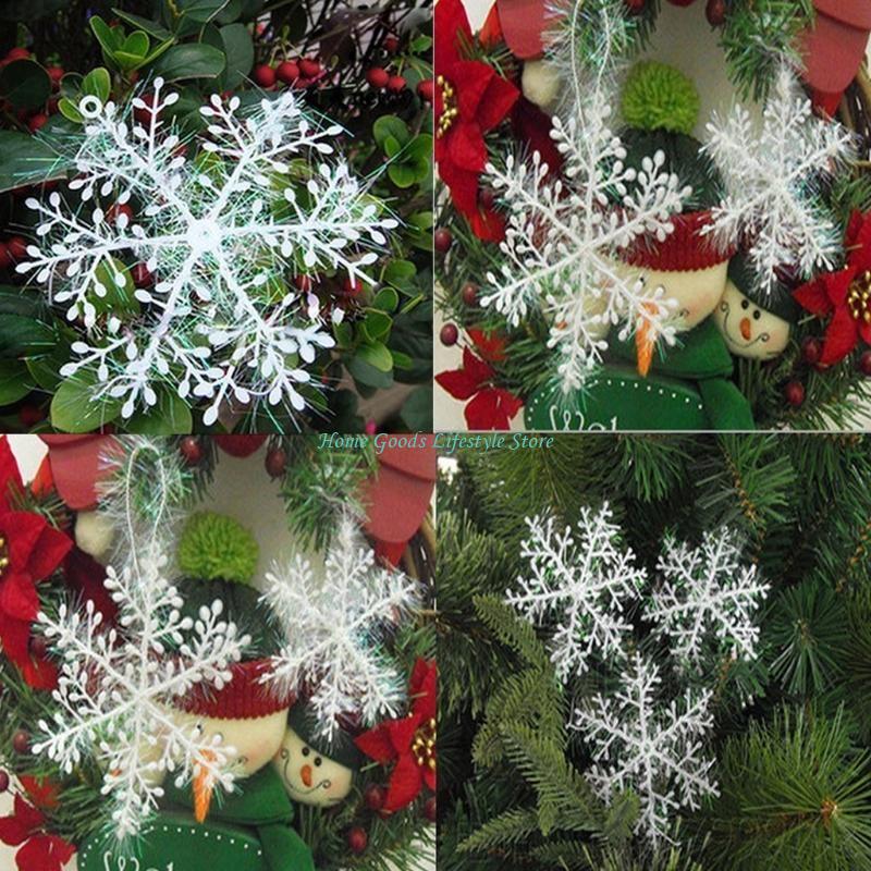 E74E Christmas Snowflake Ornam - Art And Craft Xmas Tree ulasan dan harga