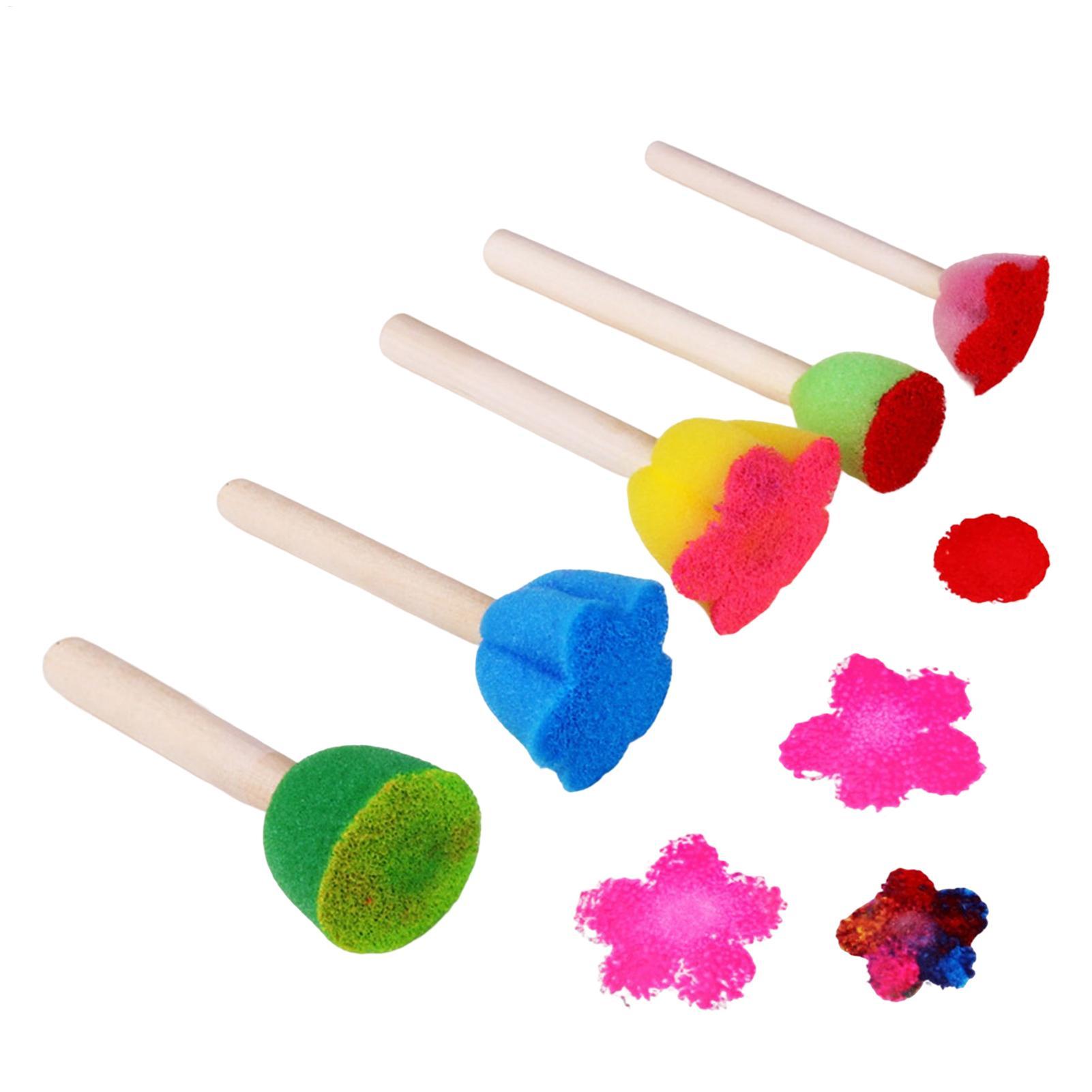 5PCS Reusable Kids Paint Spong - Art Craft Toddlers ulasan dan harga