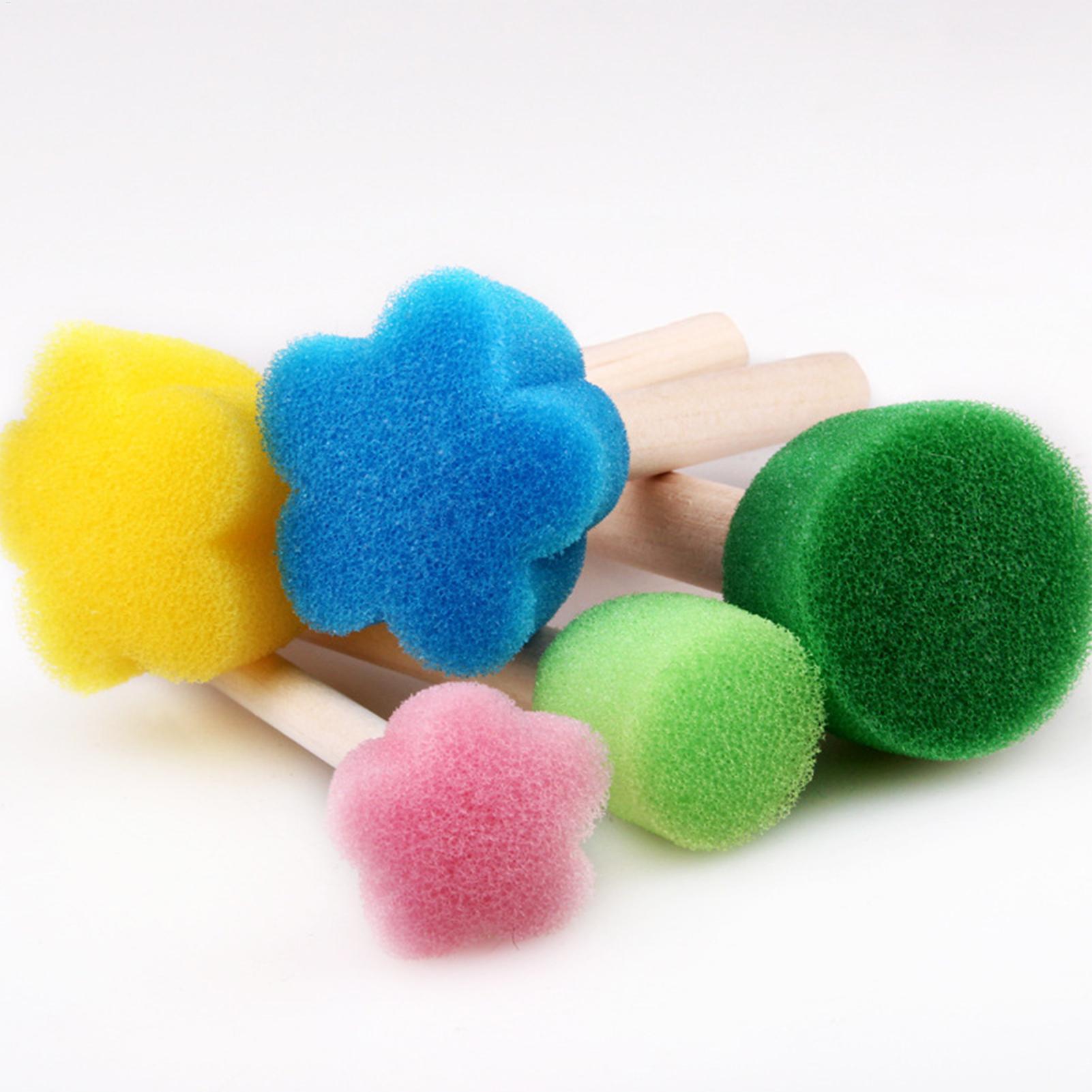 5PCS Reusable Kids Paint Spong - Art Craft Toddlers ulasan dan harga