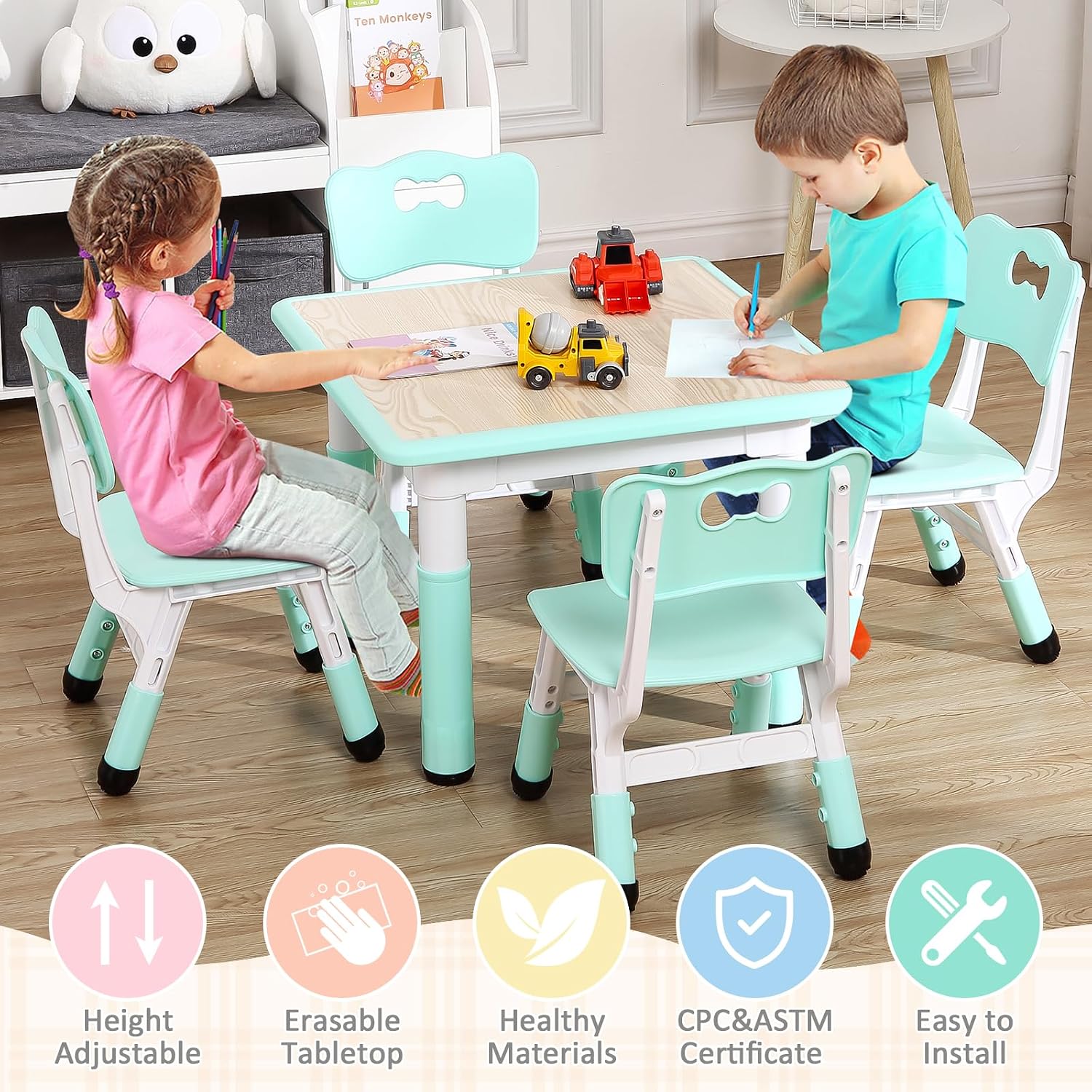 TackView 23inch Kids Table and - Art Craft Toddler ulasan dan harga