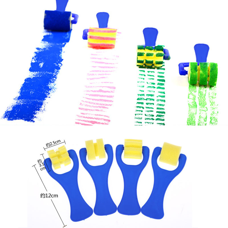 Children Toddler Sponge Stamp  - Art Craft Toddler ulasan dan harga