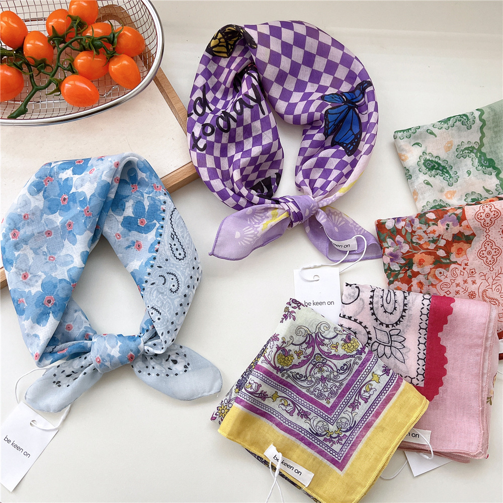 55cm Ladies Cotton Flower Prin - Art And Craft Hair ulasan dan harga