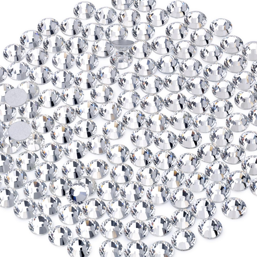 2000PCS Clear SS20 5mm Flatbac - Art Craft Accessories ulasan dan harga