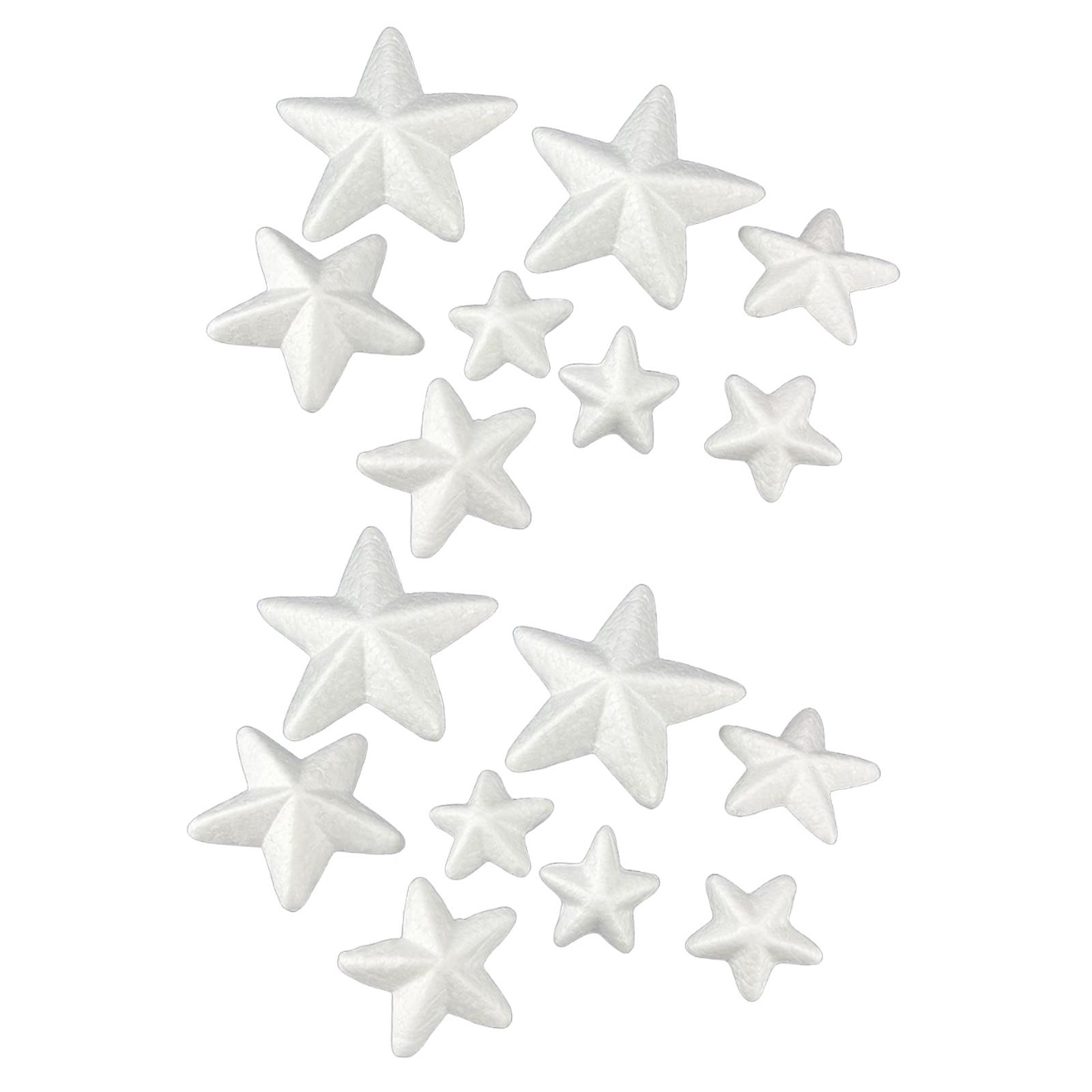 16x Foam Stars Christmas Decor - Art And Craft Xmas Tree ulasan dan harga
