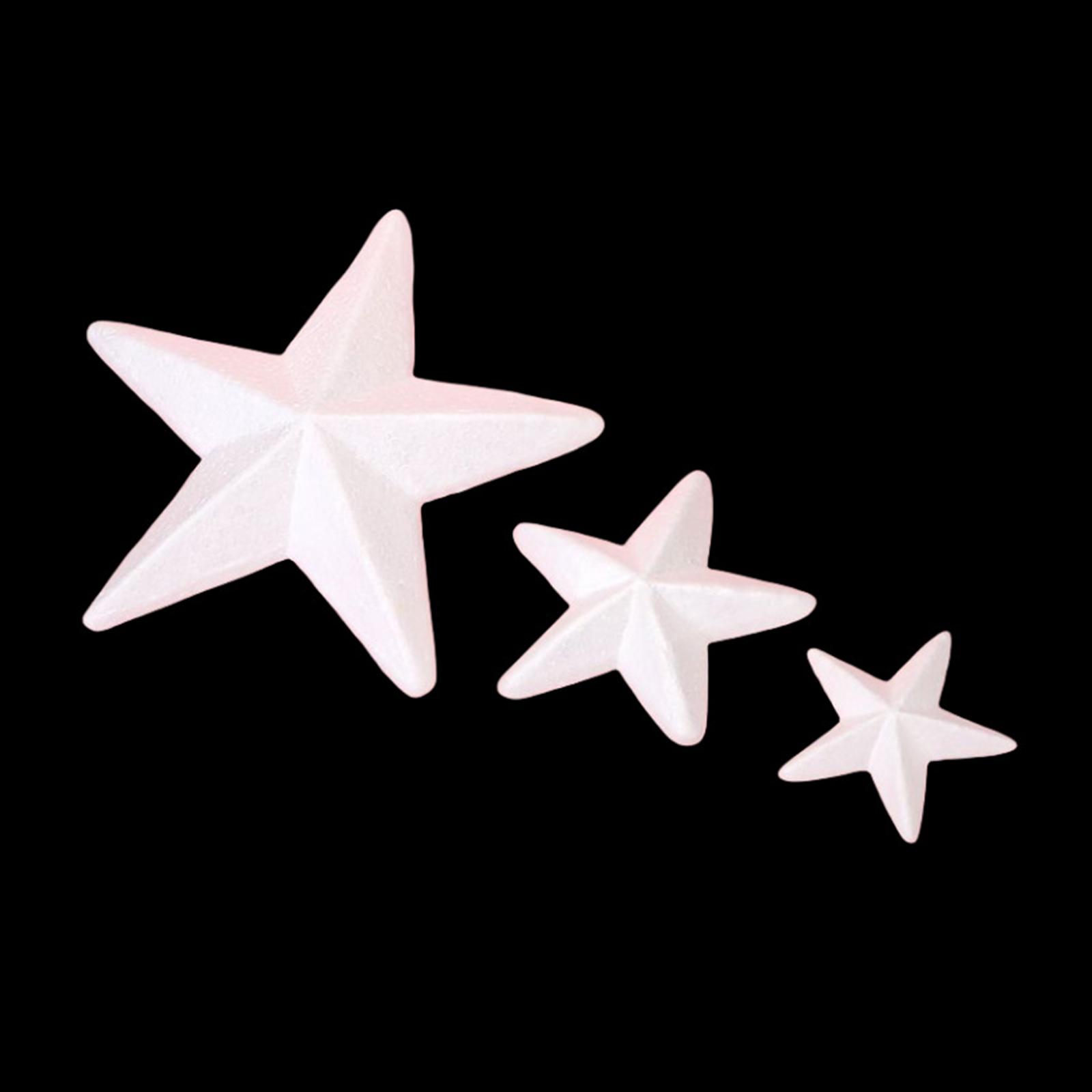 16x Foam Stars Christmas Decor - Art And Craft Xmas Tree ulasan dan harga