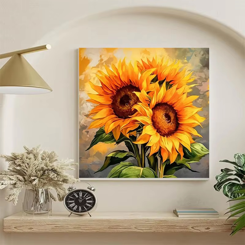 Sunflower Oil Painting Set, Ha - Tv Art And Craft ulasan dan harga