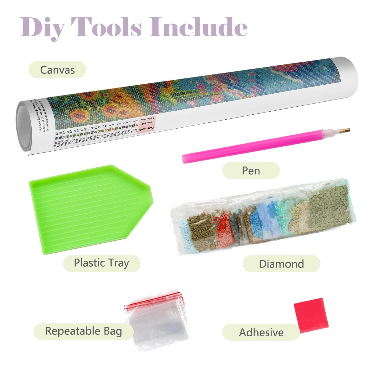 5D DIY Diamond Painting Kit Gr - Art Craft Kite ulasan dan harga