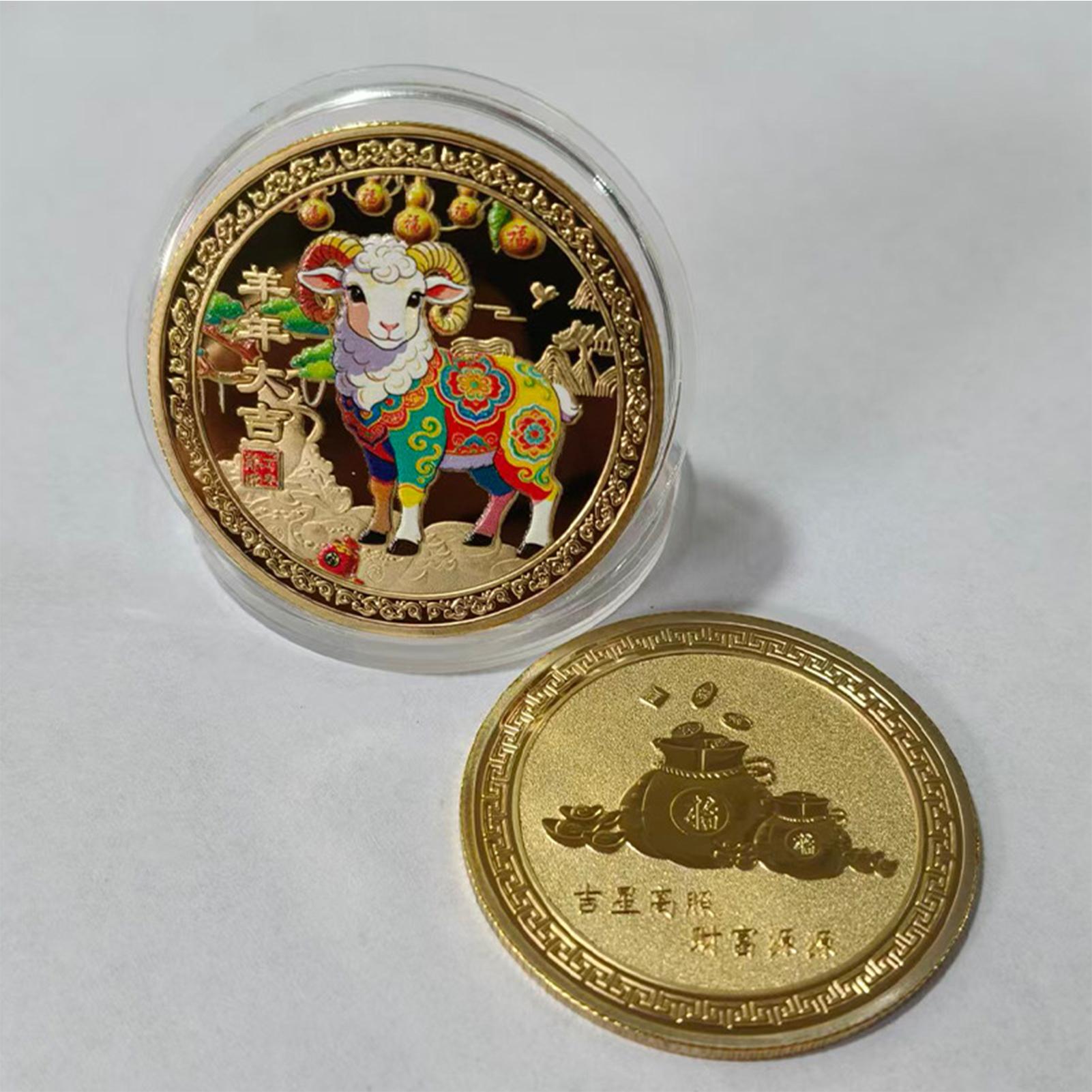 Year Of The Goat Souvenir Coin - Art Craft Easter ulasan dan harga