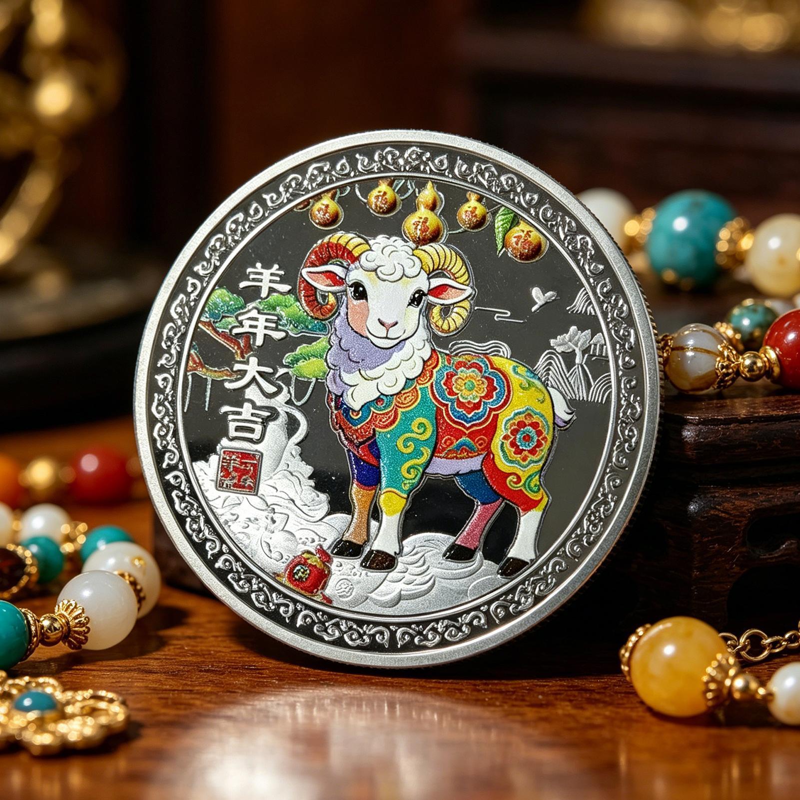 Year Of The Goat Souvenir Coin - Art Craft Easter ulasan dan harga
