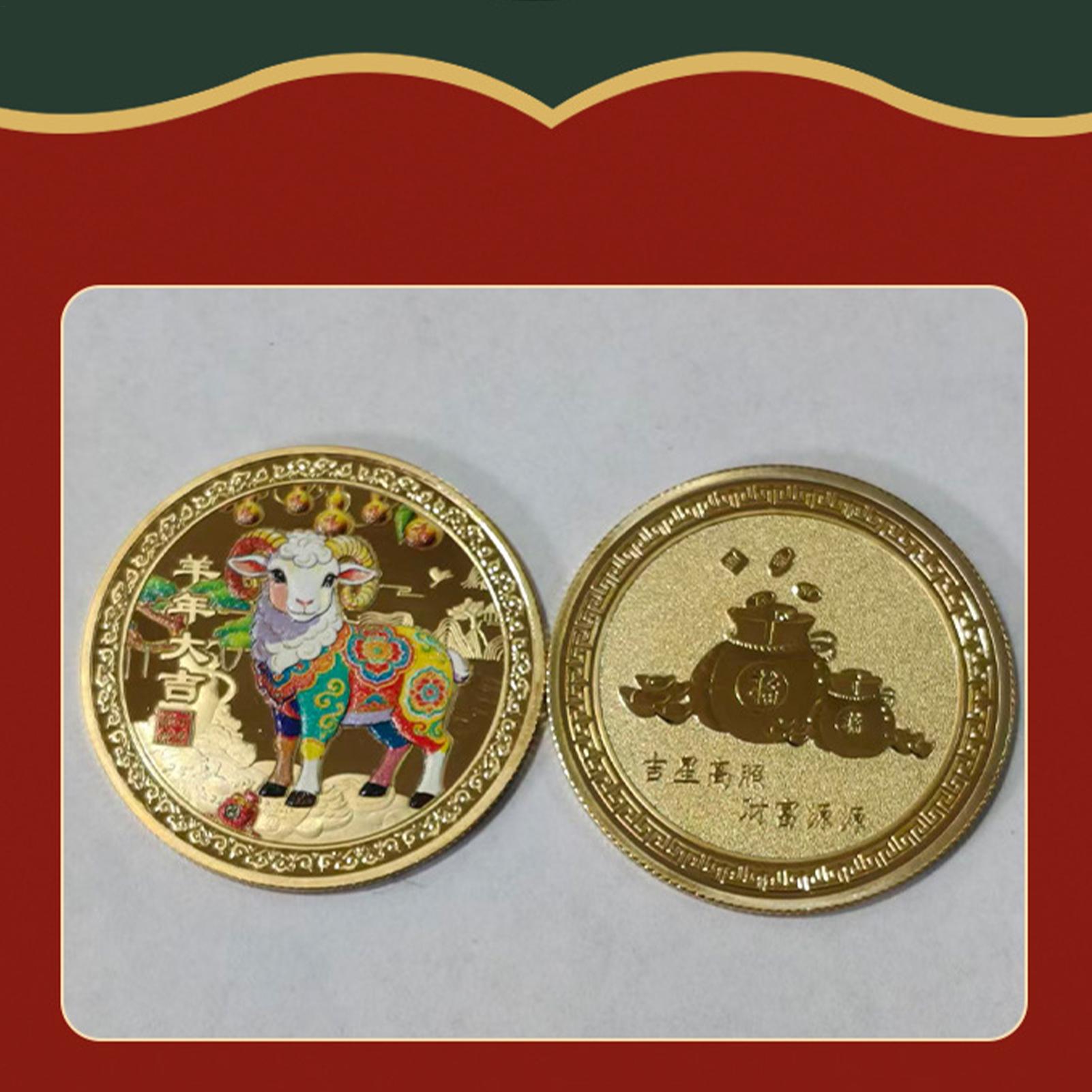 Year Of The Goat Souvenir Coin - Art Craft Easter ulasan dan harga
