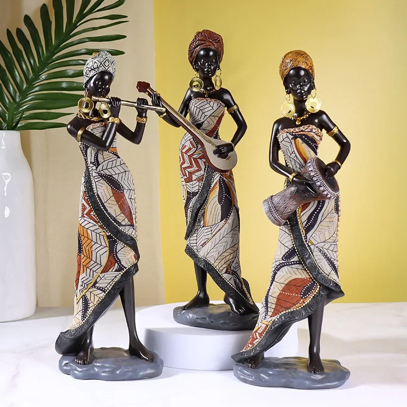 31cm Vintage African style Res - Art Craft Furniture ulasan dan harga