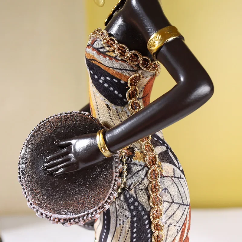 31cm Vintage African style Res - Art Craft Furniture ulasan dan harga