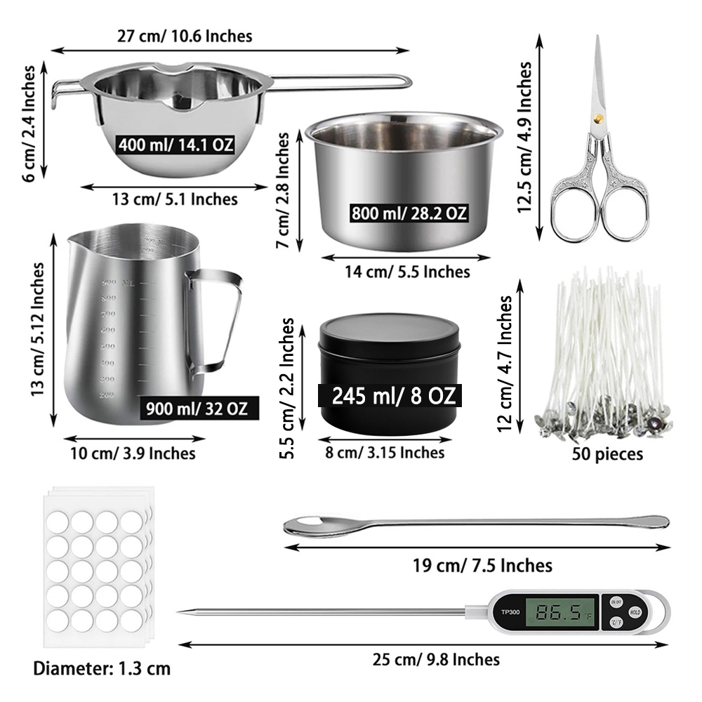 Glintmos DIY Candle Making Kit - Candle Making Wax ulasan dan harga