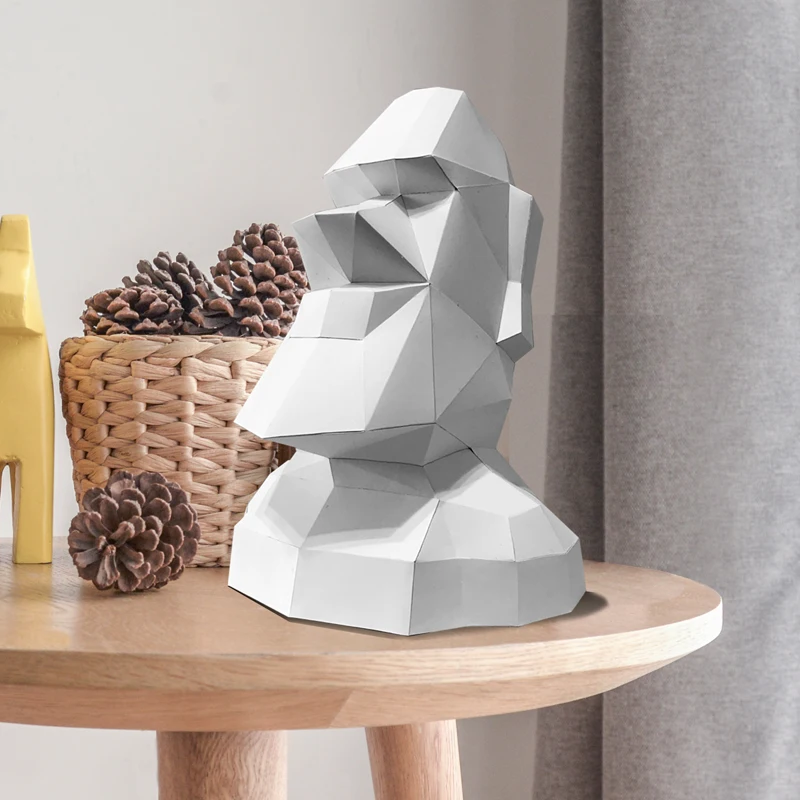 Large Size Easter Island Moai  - Art Craft Easter ulasan dan harga
