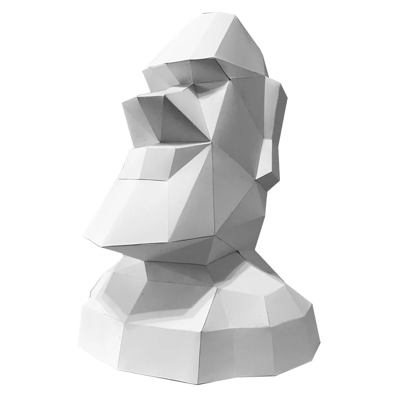 Large Size Easter Island Moai  - Art Craft Easter ulasan dan harga