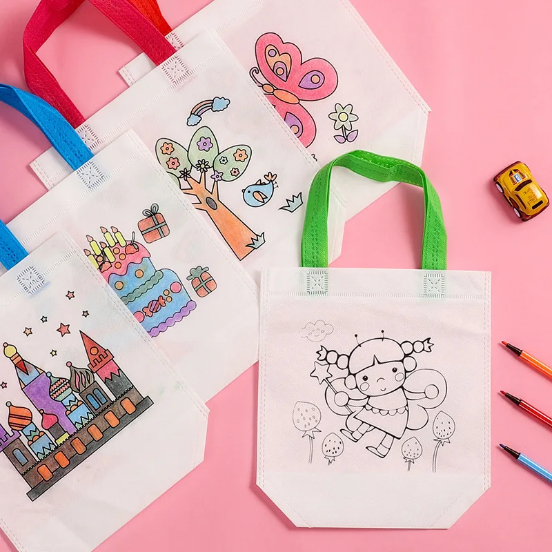 1-10pcs Sets DIY Graffiti Bag  - Illustration Marker Set ulasan dan harga