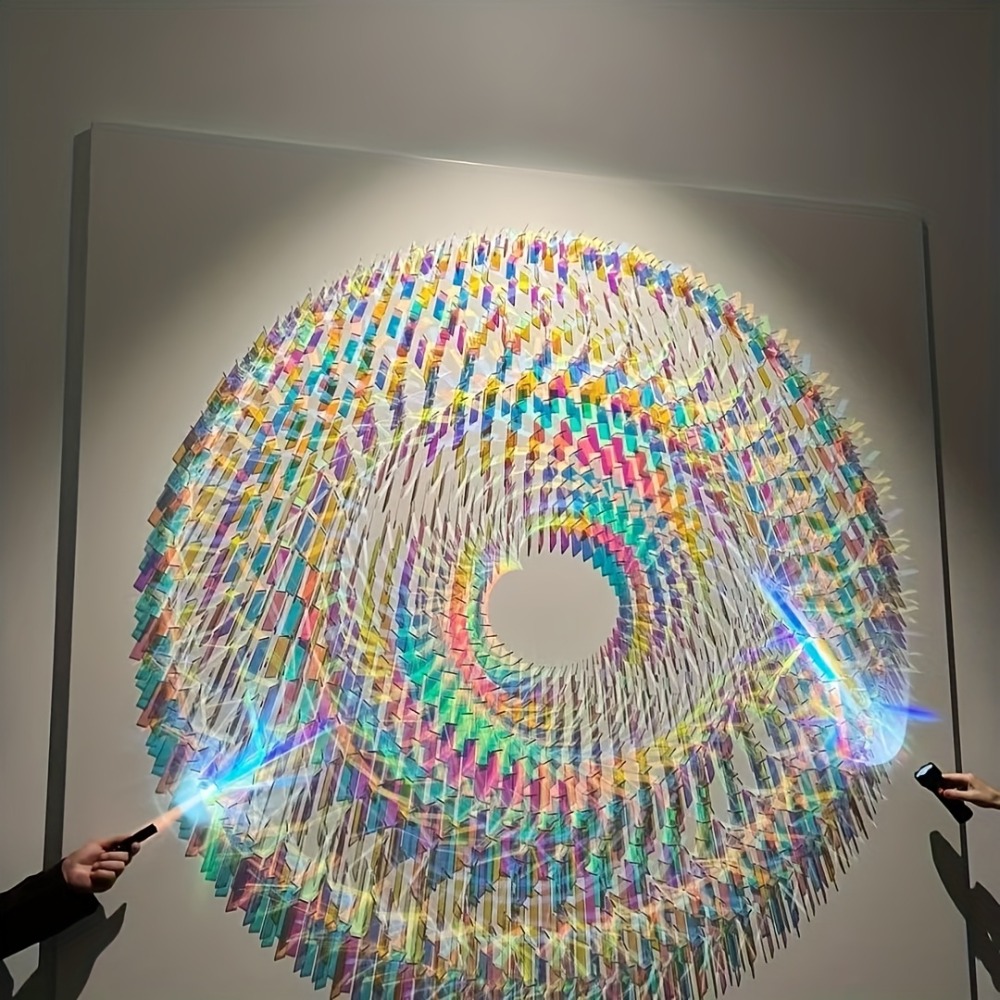 Iridescent Acrylic Mirror Tile - Art Craft Activity ulasan dan harga