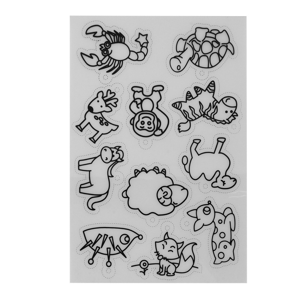 8 PCS Cute Animal Heat Shrink  - Craft And Art Difference ulasan dan harga