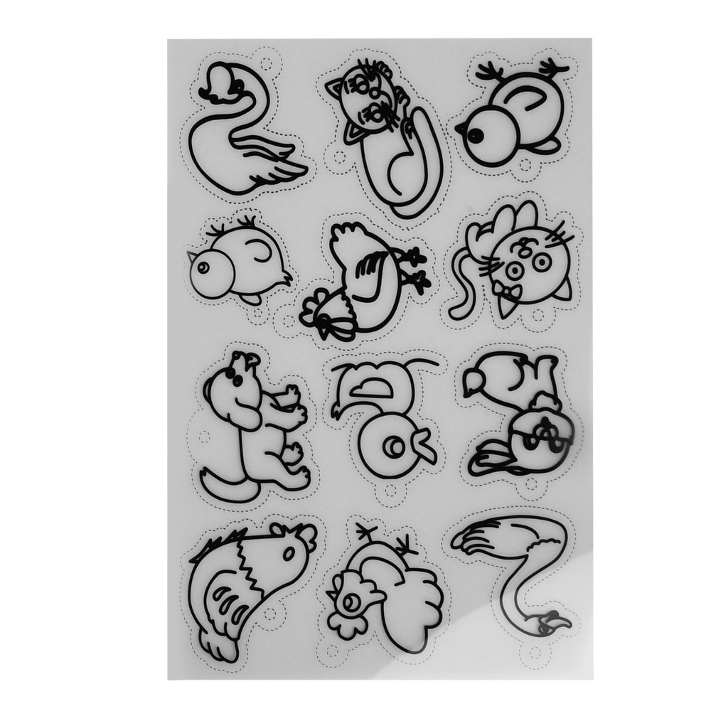 8 PCS Cute Animal Heat Shrink  - Craft And Art Difference ulasan dan harga