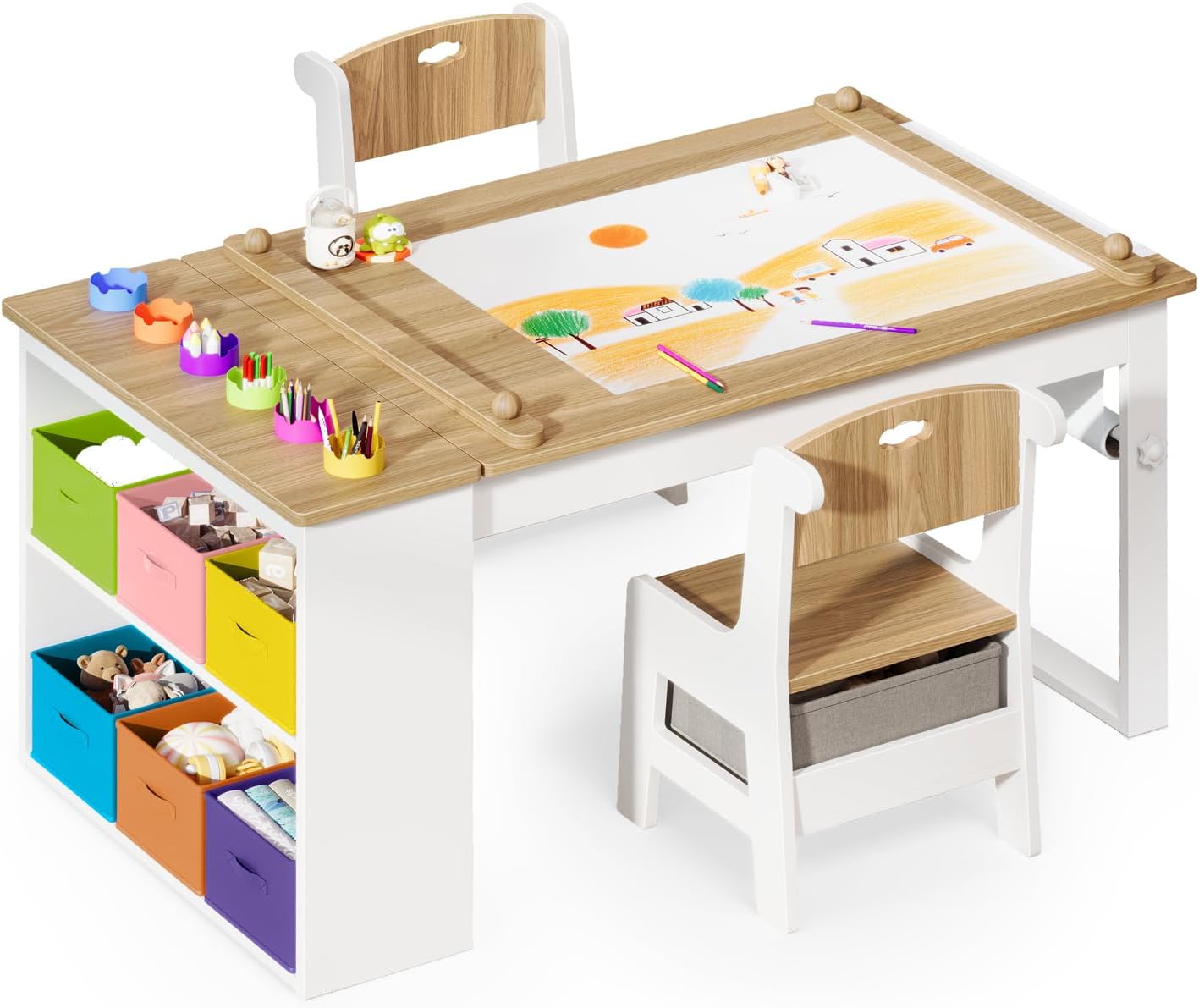 Kids Art Table and Chairs, Tod - Art Craft Toddler ulasan dan harga